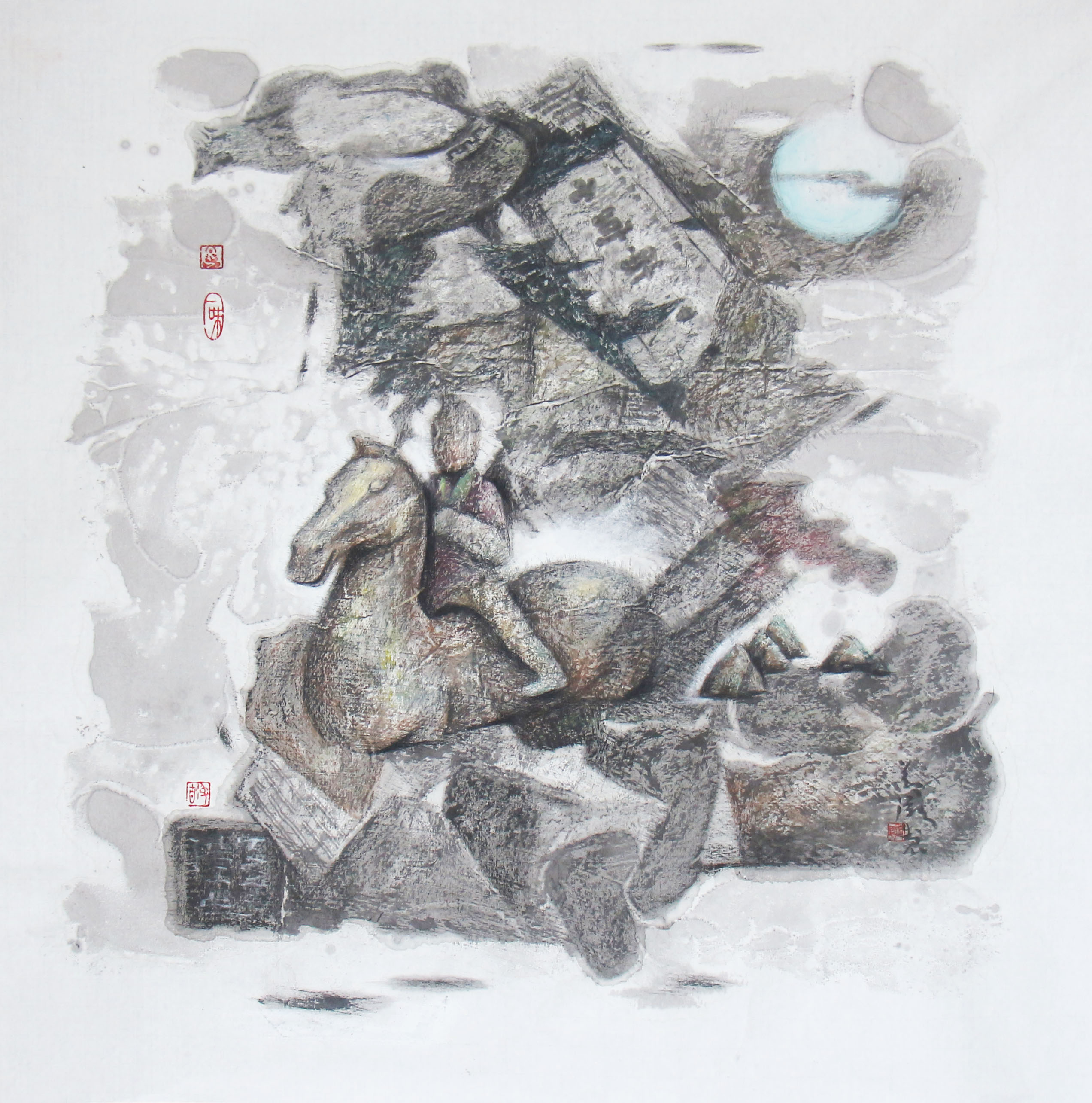 新月-3（68X68cm纸本水墨2016郑灏）.jpg
